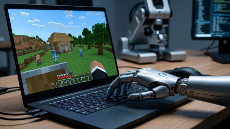 Agentes de inteligencia artificial de Google terminaron «Minecraft» sin ayuda humana